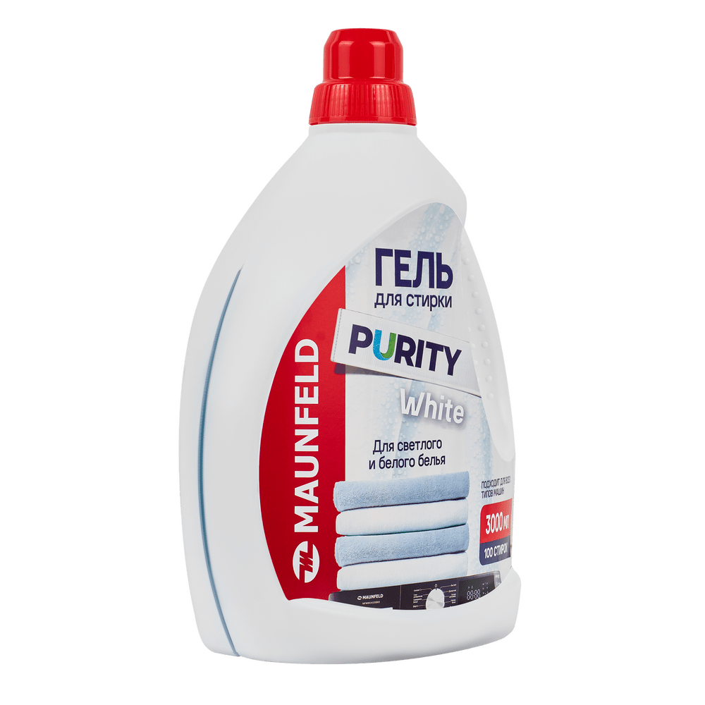 Гель для стирки Maunfeld Purity White 3000мл MWL3000PW