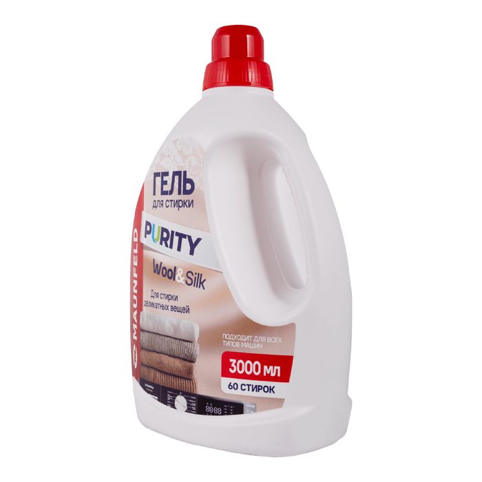 Гель для стирки Maunfeld Purity Wool&Silk 3000мл MWL3000PD