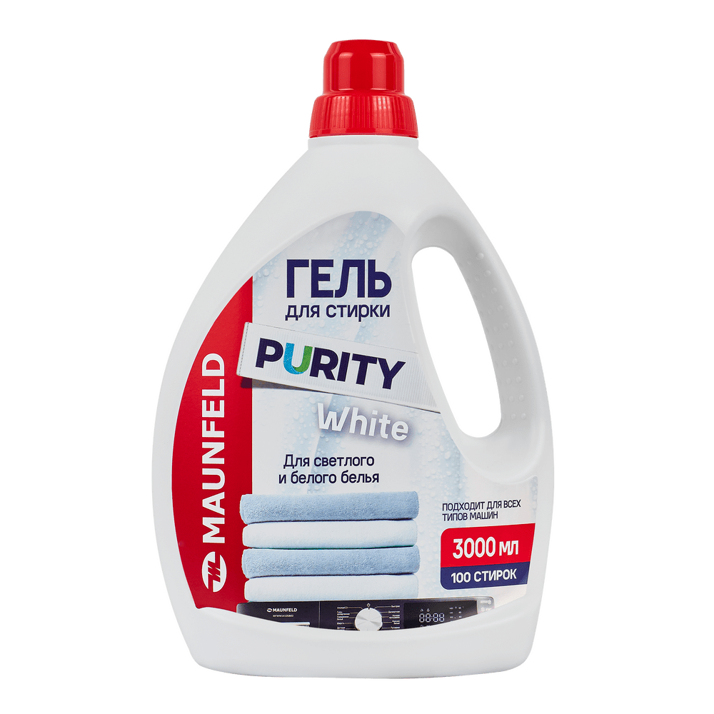 Гель для стирки Maunfeld Purity White 3000мл MWL3000PW