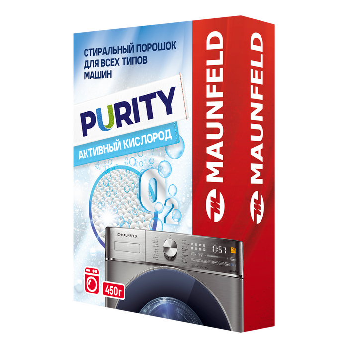 Стиральный порошок Активный кислород Maunfeld Purity Automat 450г MWP450SO