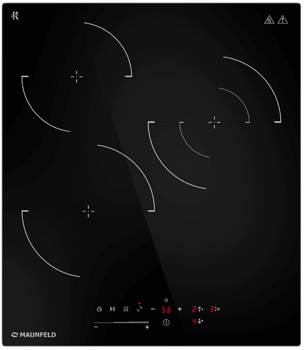 Электрическая варочная панель MAUNFELD CVCE453SDBK