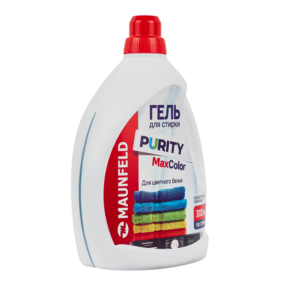 Гель для стирки Maunfeld Purity Max color 3000мл MWL3000PC