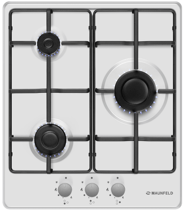 Газовая варочная панель MAUNFELD EGHE.43.3STS-EW
