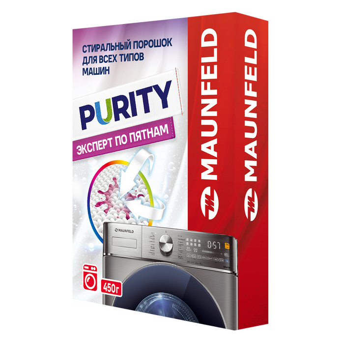 Стиральный порошок Эксперт по пятнам Maunfeld Purity Automat 450г MWP450BM