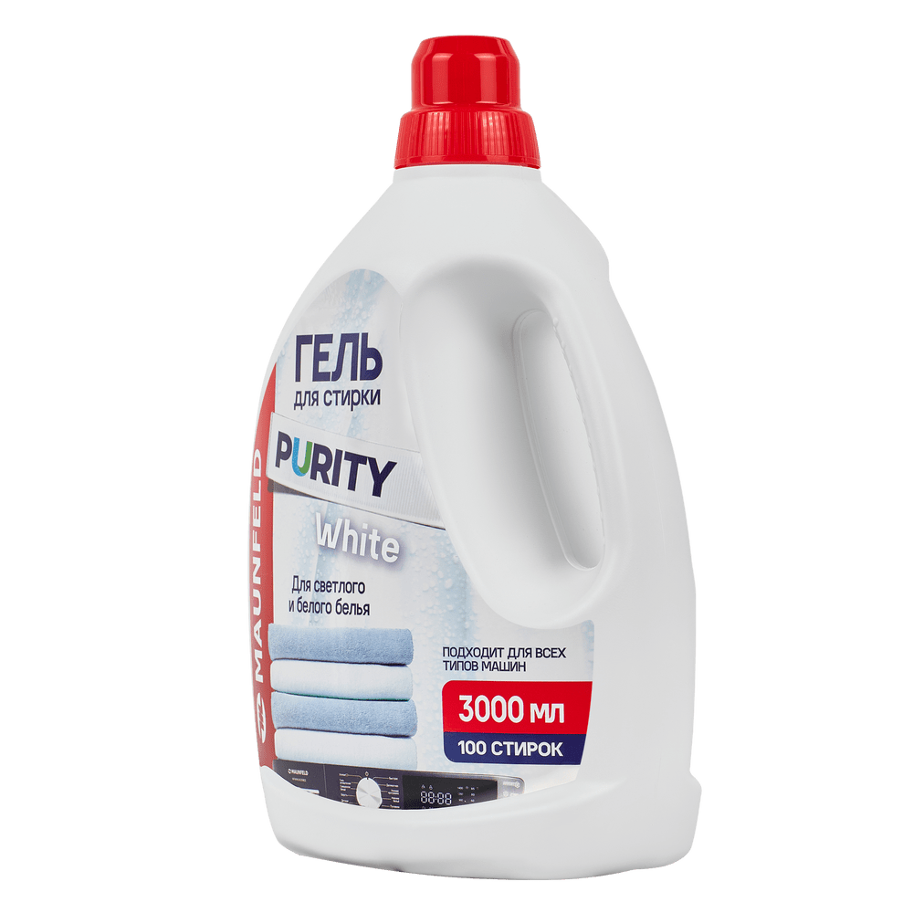 Гель для стирки Maunfeld Purity White 3000мл MWL3000PW