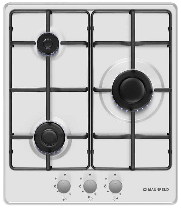 Газовая варочная панель MAUNFELD EGHE.43.3STS-EW