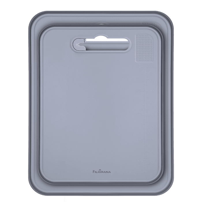 Набор из двух разделочных досок FILIGRANA BATTY FG37CG33CB, 37,5*28,3*1 см, 33,3*25,2*1 см, серый